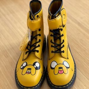 Rare Dr. Martens Adventure Time Cartoon Network Jake Boots - yellow size 11